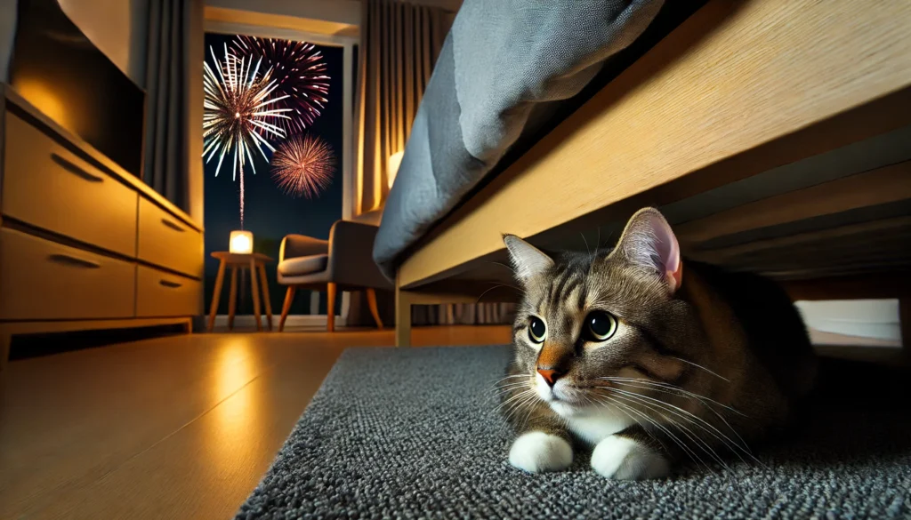 Animais de estimação e o estresse com fogos