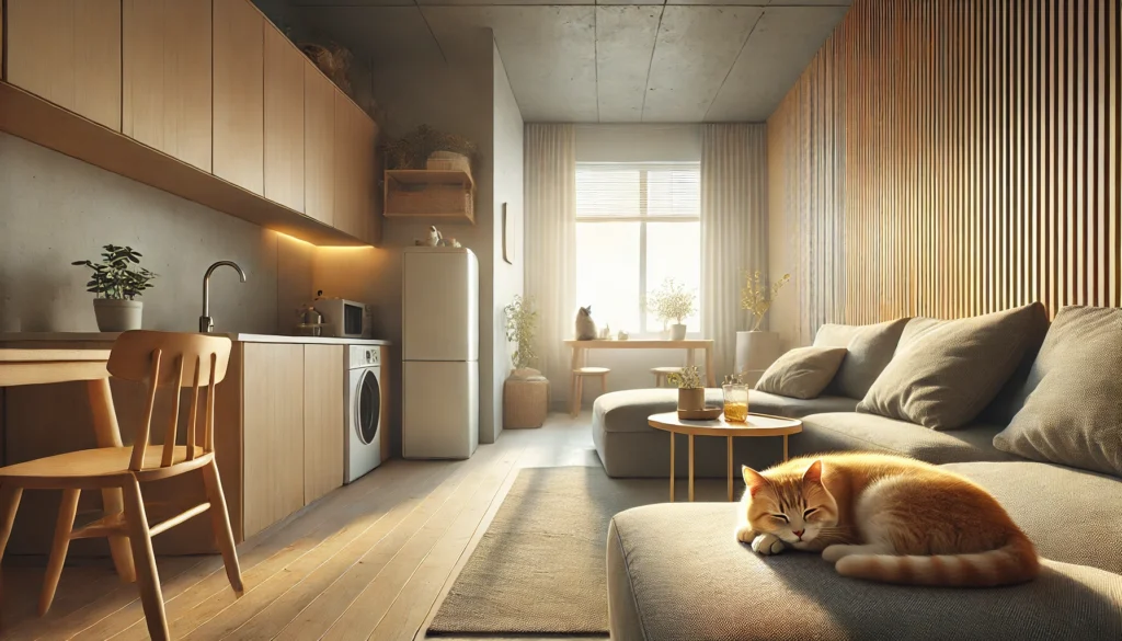 Enriquecimento ambiental para gatos em apartamentos pequenos