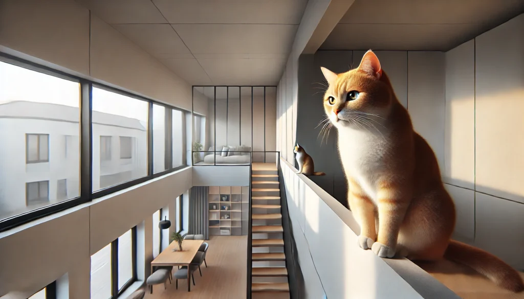 Enriquecimento ambiental para gatos em apartamentos pequenos